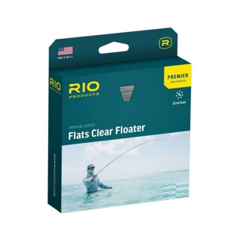 RIO PREMIER FLATS CLEAR FLOATER WF12F #12 WT. CLEAR FULL FLOATING SALTWATER LINE