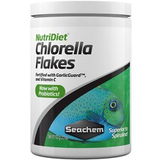 Seachem NutriDiet Chlorella Flakes 100 grams Premium Probiotic Fish Food Flakes