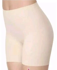 Wacoal Women's Thigh Slimmer Beige Briefs 806165 Mid Length Size 2X Firm Control
