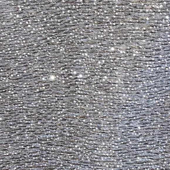 Abito ALYX Cocktail Nero Scintillante Lunghezza Ginocchio Accenti Strass Nuovo con etichette