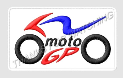 MOTO GP EMBROIDERED PATCH IRON/SEW ON 4-3/4'' x 2-3/4'' MV AGUSTA APRILIA KAWASAKI