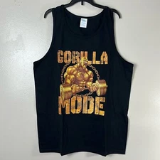 Port & company muscle tank  Gorilla Mode T-shirt men size L