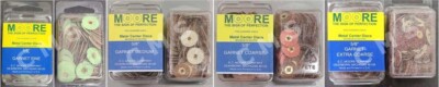 E.C. MOORE Abrasive Snap-On Press-On Discs Paper 5/8'' GARNET 200/PK MADE IN USA