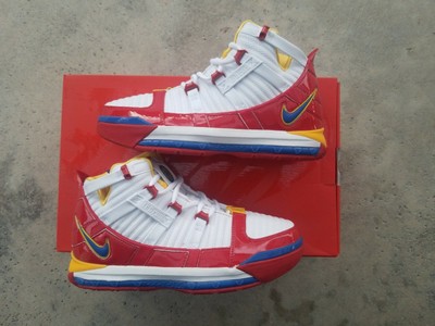 lebron 3 superman red
