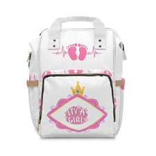 It's A Girl Multifunctional Diaper Backpack IAG2
