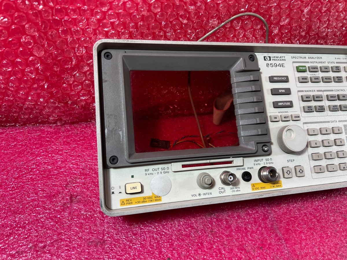 HP 8594E Spectrum Analyzer ''Panel only'' 08590-60201 A-3106 HP 8594E Spectrum Analyzer ''Panel only'' 08590-60201 A-3106