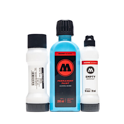 Molotow Paint & Dripstick Bundle - Permanent glänzend Nachfüllmarker auf Alkoholbasis