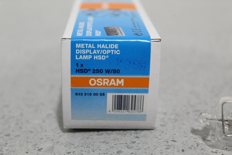 Genuine Osram HSD 250w W/80 4ARXS GY9.5 Metal Halide Lamp FREE SHIPPING - Image 3 of 3