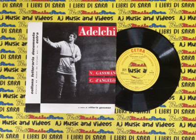 LP 33 7''VITTORIO GASSMAN D'ANGELO Adelchi 1960 italy CETRA CL 0458 Manzoni