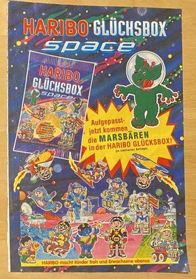 Werbeanzeige/advertisement ca.A4 :  Haribo Marsbären Space 1998    (O4-1-39-1)