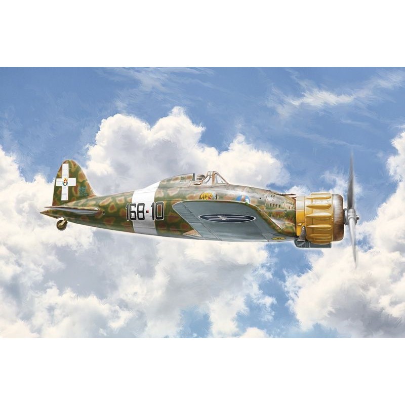 Maquette avion MC.200 Saetta 1/48 Italeri, kit de construction pour diorama historique