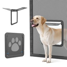 PETLESO Large Dog Door for Screen Door, Easy Install Lockable Pet Screen Door...
