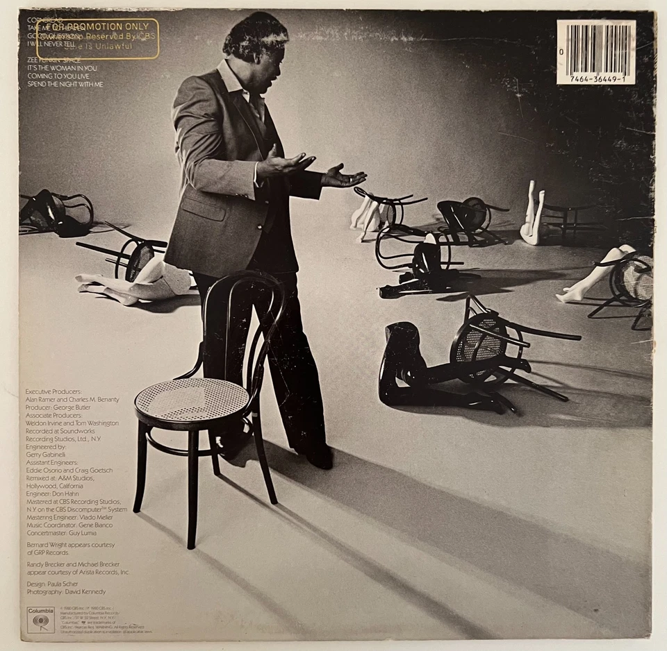 Charles Earland - Coming To You Live 1980 Columbia lp PROMO Weldon Irvine NM - Image 4 of 4