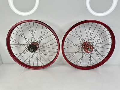 Vintage 1980's Araya 7X Suzue BMX Racing Wheels 20” 36s 3/8