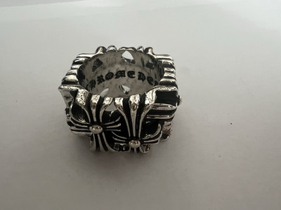 Chrome Hearts Square Cemetery 19mm Silver Ring - US size 9 R | eBay