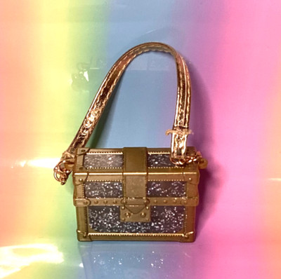 ZURU Mini Marken Gold Silber Glitzer BOX TASCHE HANDTASCHE Sammlerstücke Accessoires