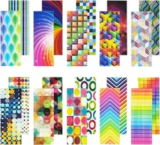 Paper Bookmarks for Kids,160Pcs Colored Bookmarks Laminated Book Markers Reading