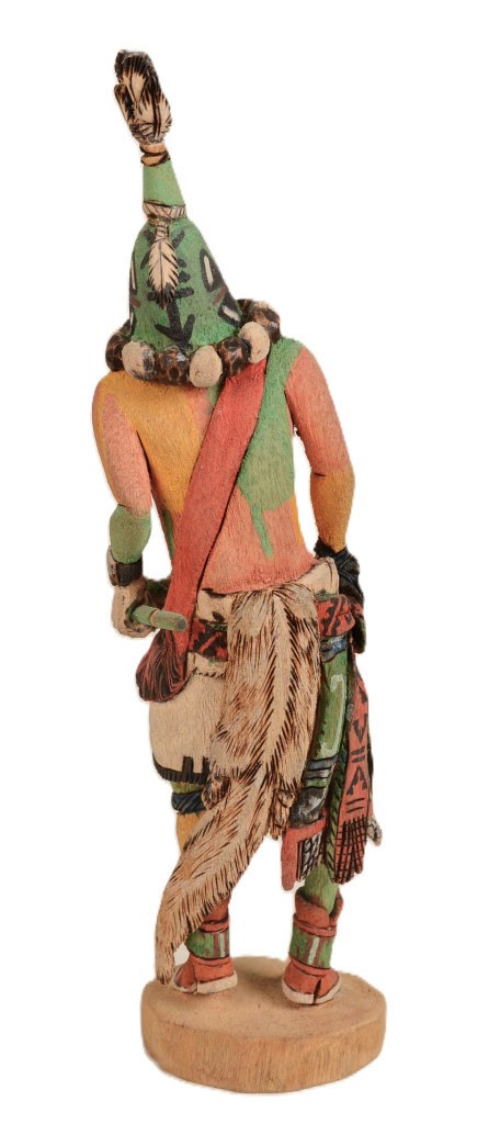 Hopi Kachina Ai - Aya Runner Rattle Kachina By Manuel L. Kooyahoema