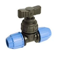 MDPE Plastic Compression Fittings 25mm FLOPLAST Water Pipe WRAS Approved