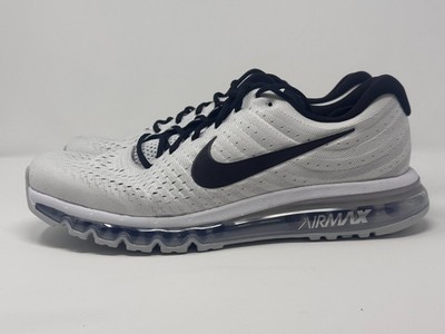 Nike Air Max 2017 White Pure Platinum Silver Sneakers 849559-100 Mens Size