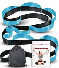 Stretching Strap with 10 Loops-Yoga Strap for Physical Therapy,Home Workout,P...