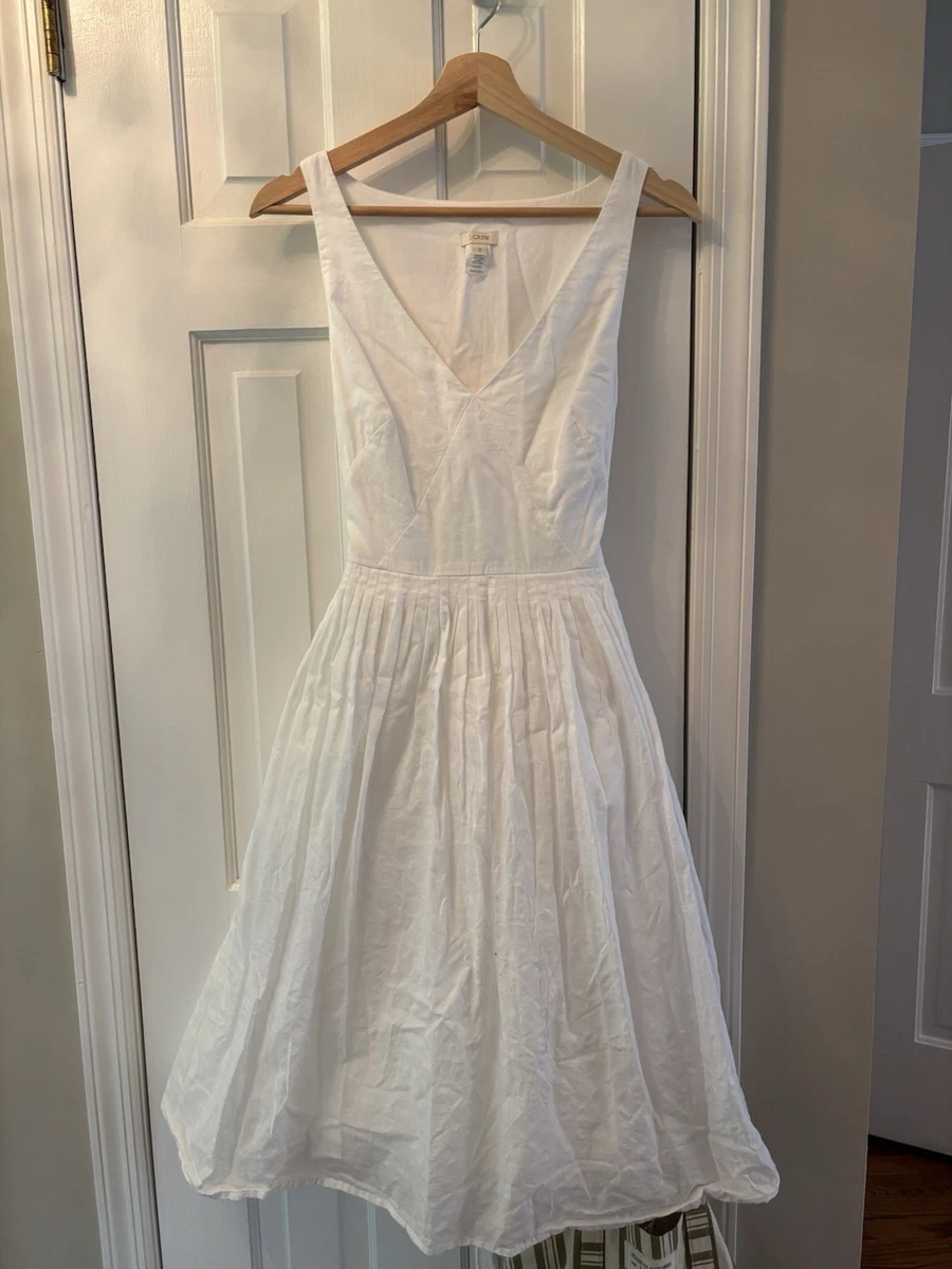 j crew white cotton dress J.Crew - The little white dress, summer's un-official uniform, made even  better in organic cotton. #jcrewalways - - Shop all our favorite dresses  here: https://jcrew.co/2HVJ9up