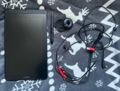 Graphic Tablet Huion Kamvas 13 Display 13.3 Zoll Zeichentablett Stift Schwarz