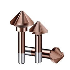 90° M35 Cobalt Chamfering 3 Flute Countersink Drill Bit Deburring Tool fo