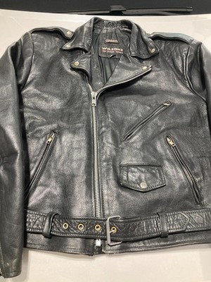 WILSONS CLASSIC LEATHER MOTORCYCLE JACKET XL STYLE 6330.01 FMC Ready for Spring