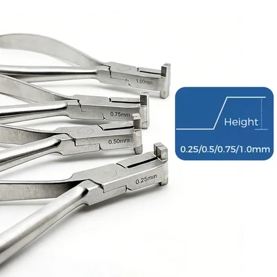Dental Wire Step Forming Plier Stainless Steel Orthodontic Bend Forcep for Arch - Photo 1/4