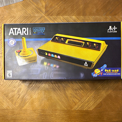 Atari 2600+ PAC-MAN Edition Console w/ CX40+ Wireless Joystick, HDMI 720p