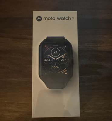 Motorola Moto Watch 70 MOSWZ70 44mm Black Fitness Tracker Smartwatch Android/iOS