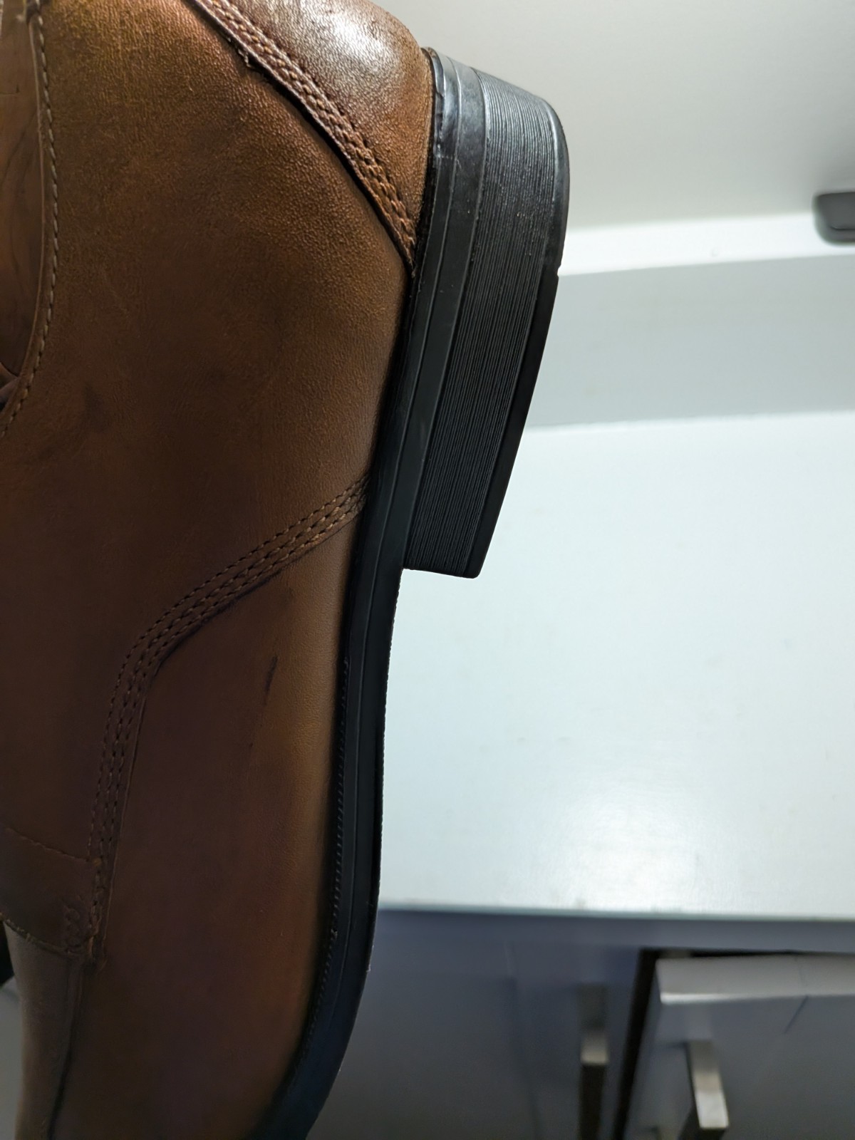 SAOLA Clarks Collection Berretto Uomo Tilden Derby MARRONE MARRONE CHIARO Pelle Taglia US 10M