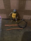 Vintage 1988 TMNT DONATELLO Figure Soft Head Near Complete