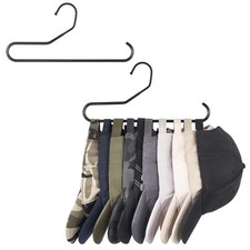 Hat Organizer for Baseball Caps Metal Hat Rack for Closet Set of 2 Hat Hangers B
