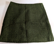 Hobbs of London - Forest Green Wool Skirt Straight UK 14
