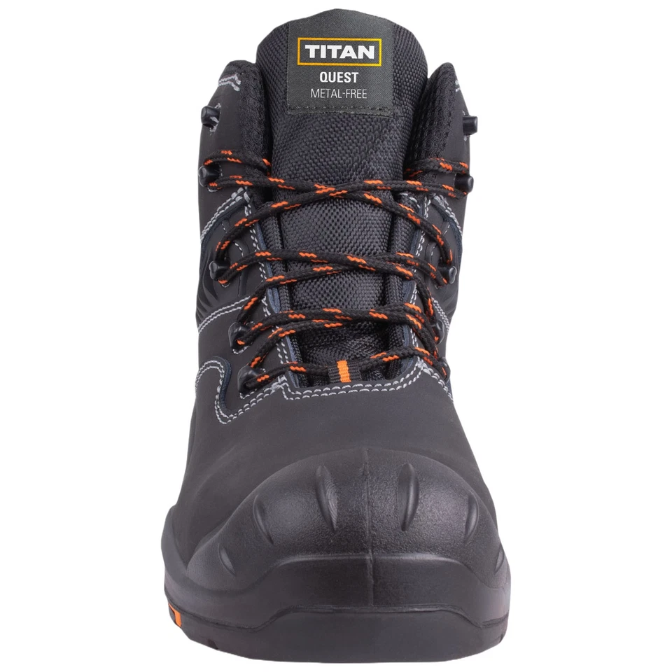 Titan Quest Impermeable S3 Seguridad Botas Hombre Mujer Compuesto Dedo Metal Sin Foto 3 de 4