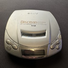 Vintage Sony Discman ESP2 Mega Bass Portable CD Player D-E200 TESTED WORKING