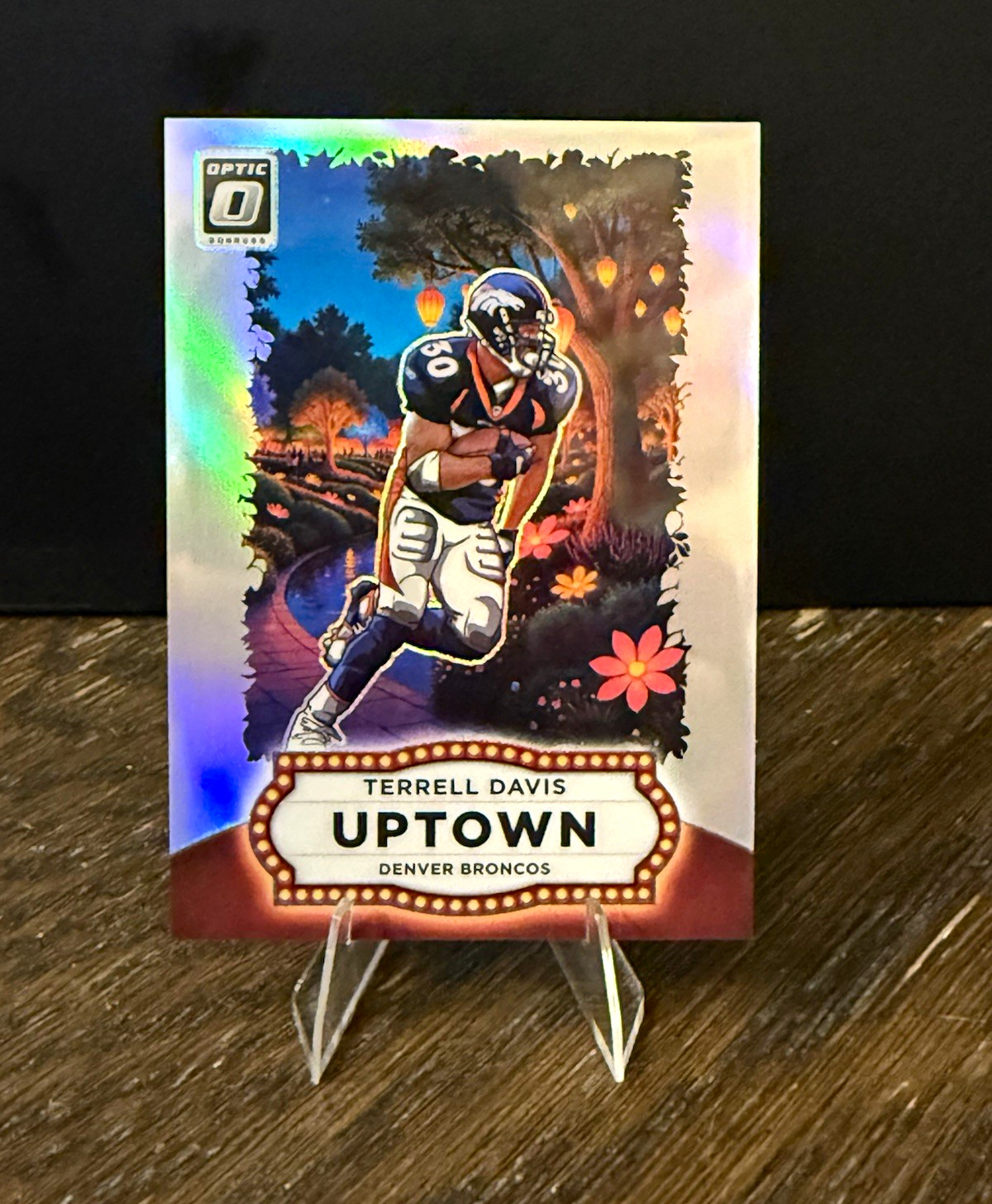 2025 Panini Donruss Optic Football Uptown Terrell Davis Broncos #19 Prizm