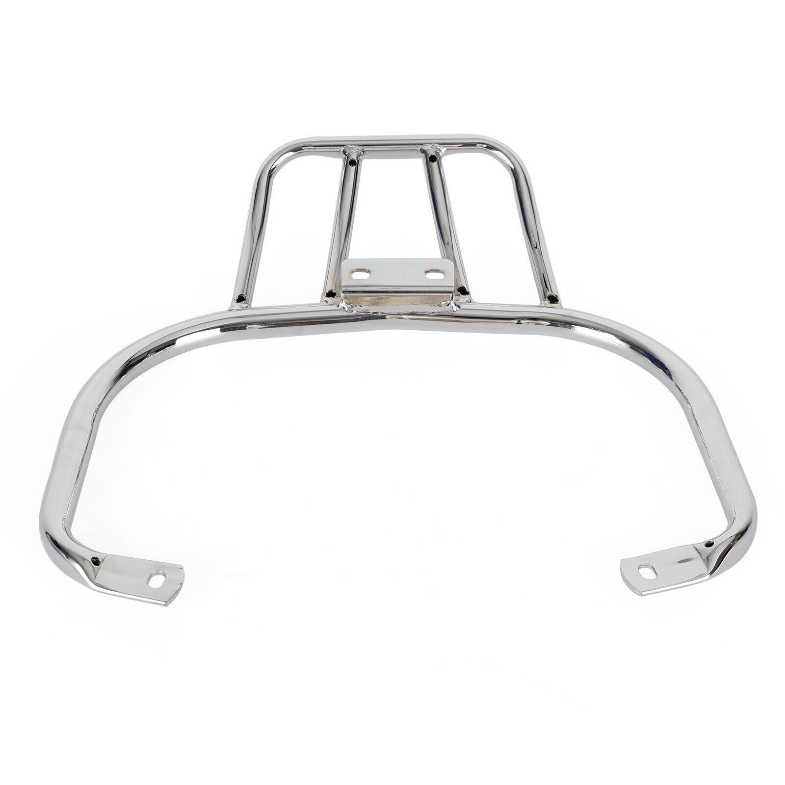 Sloped Rear Rack Carrier Pannier Chrome For Vespa GTS250 GTS300 GTV300 ...