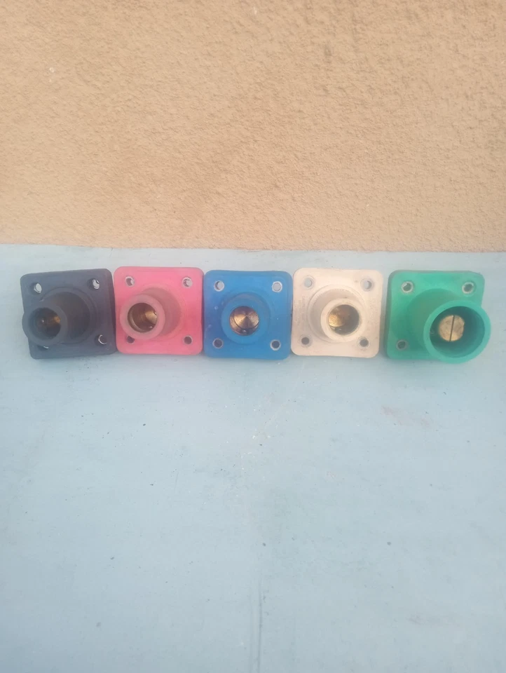 Crouse Hinds E1016 Series Panel Mount Generator Plug In Connector With Covers... - Image 3 of 4