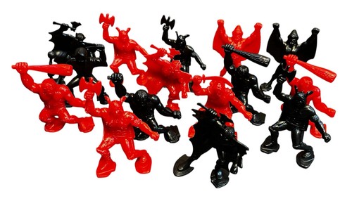 De colección 15 Figuras TimMee Rojo Negro MARVEL Fantasía PPC Plástico SUPERHÉROE VILLALIAN - Imagen 4 de 10