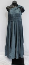 Azazie Women's Charlize One-Shoulder Satin Dress AR8 Twilight See Description
