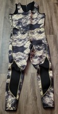 Neoprene Spearfishing Scuba Diving Long John Camouflage Wetsuit - Size XXL