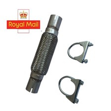 EXHAUST FLEXI PIPE FOR VAUXHALL CORSA D 1.2 1.4 FLEX REPAIR TUBE JOINER EXHAUST