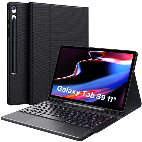 Earto Tastiera per Samsung Galaxy Tab S9 11 /S9 FE 10.9 Smart Touchpad Tab S9