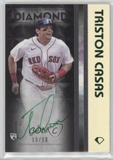 2023 Diamond Icons White Polychromatink Black 10/10 Triston Casas Auto 04cw