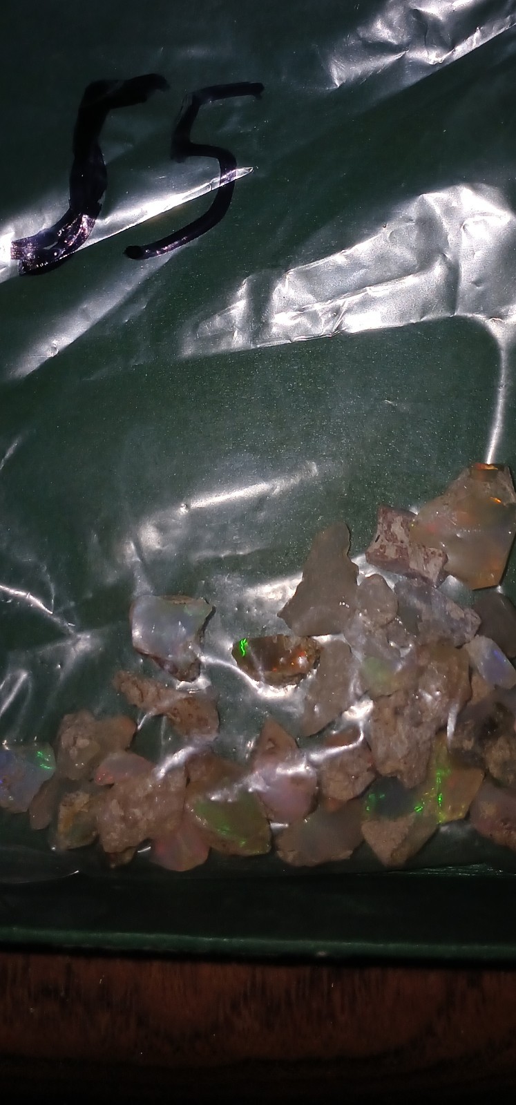Ethiopian Opals Rough Welo Loose Gemstones 55 Carats