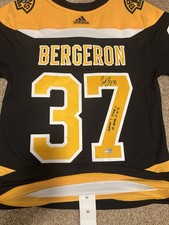 Patrice Bergeron Autographed Jersey Inscribed / Official Adidas 2013 Signed Pro