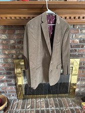 Corduroy Light Brown Lauren Ralph Lauren Blazer Sports Jacket Elbow Patch 46 R